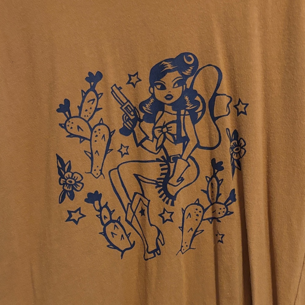 Retro Cowgirl Graphic T-Shirt